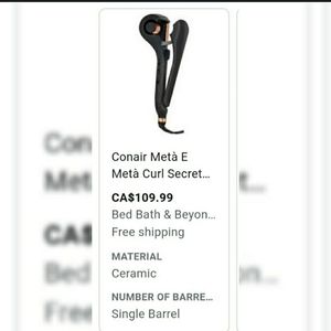 New Infinity pro straightener/curler